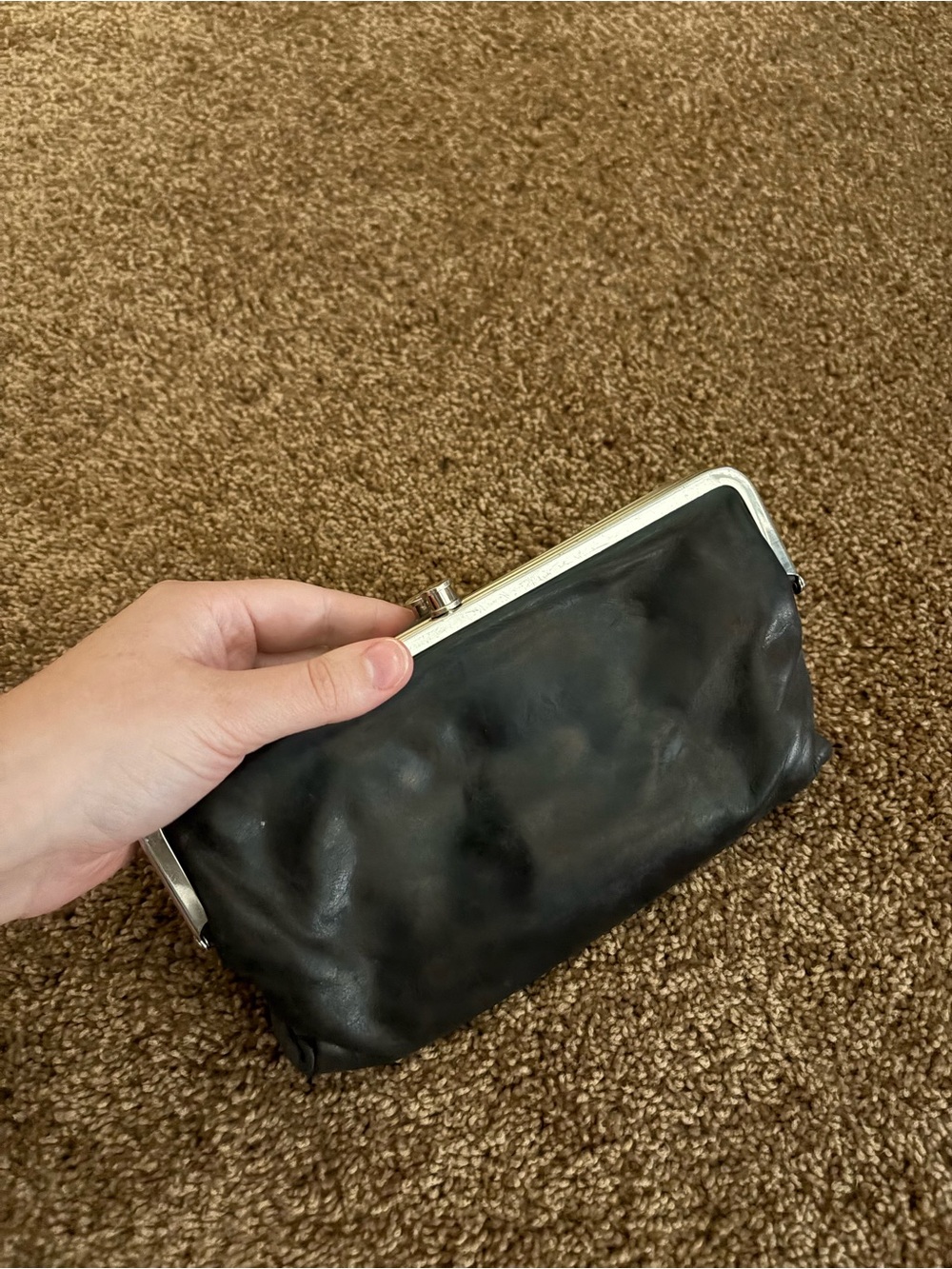 Hobo Kiss Lock Clutch Wallet